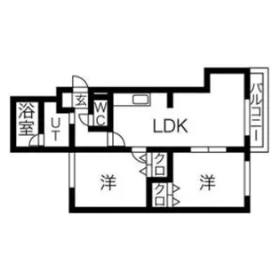 Mセーナ澄川【4階】の間取り