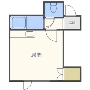 ヒュース平岸B棟【102号室】の間取り