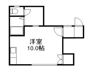 コーポラス北原【7号室】の間取り