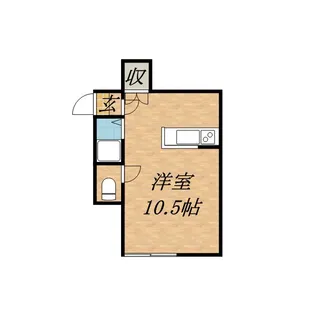 クルーズハウス北19条【303号室】の間取り