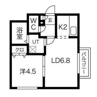 besser【201号室】の間取り