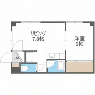 第2家土住マンション【2階】の間取り