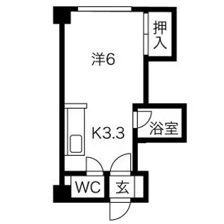 グランドールイケダ【202号室】の間取り
