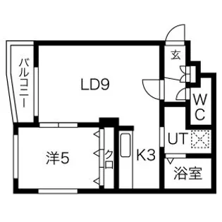 リッチモンド豊平公園【2階】の間取り