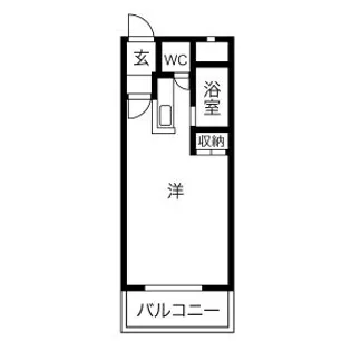 サニープレイス151【6階】の間取り