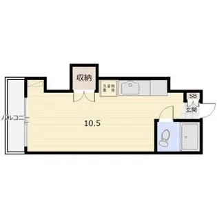 ヴァンドーム菊水【5階】の間取り