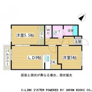 ミ・ピアーチェ東札幌【4階】の間取り