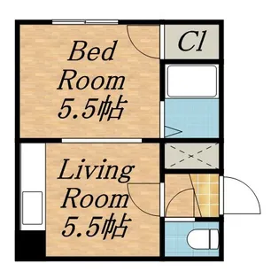 ミヤタハイツ【301号室】の間取り