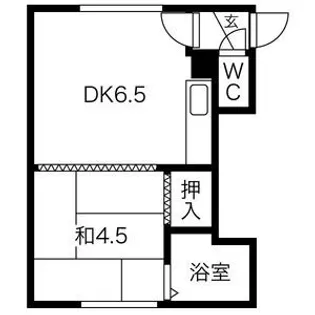 ノーサイド【1号室】の間取り