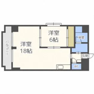さんぱちBLDII【4階】の間取り