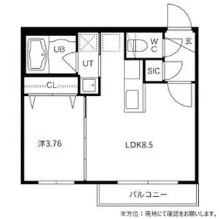 FERIO月寒中央(フェリオ月寒中央)【0306号室】の間取り