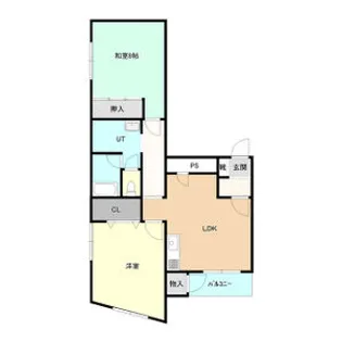 第2パールハイム【2階】の間取り