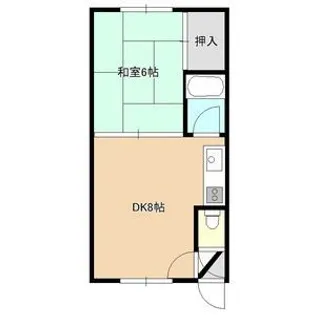 フォレスト平岸【202号室】の間取り