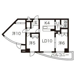 さんぱちBLDI【9階】の間取り