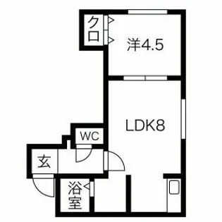 GRACE(グラース)平岸【3階】の間取り