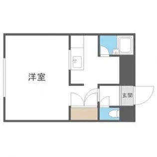 パンセ平岸【107号室】の間取り