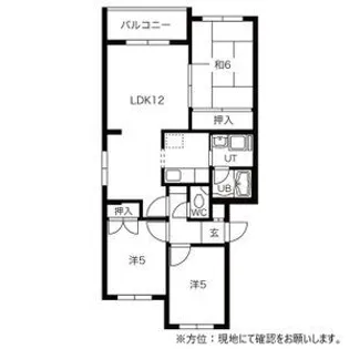 シャテロ菊水元町【0507号室】の間取り