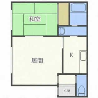 ブルームハイツ豊平【0511号室】の間取り