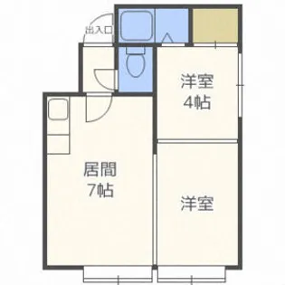 K2オオタキビル【2階】の間取り