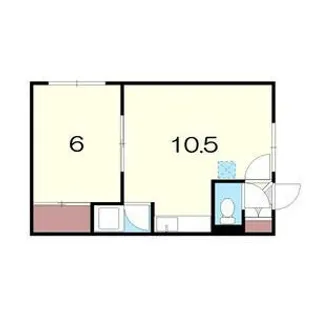 クレック東月寒【3階】の間取り