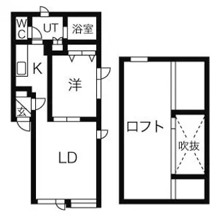 コンフォート【2階】の間取り