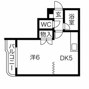 オルセー栄通【1階】の間取り