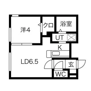 EXCEL平岸 A棟【4階】の間取り