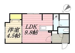 PATIO豊平(パティオ豊平)【2階】の間取り