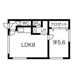 コーポひろた【202号室】の間取り