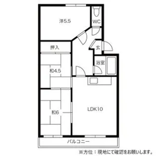 マンション進幹【3階】の間取り