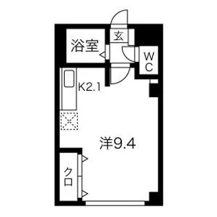ロイヤルリバーハイツ【203号室】の間取り
