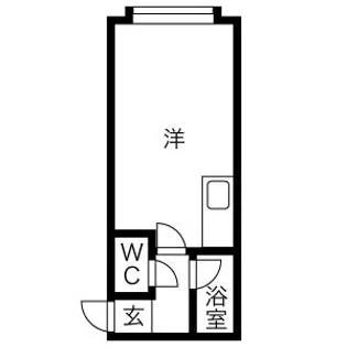 ベルテ・カヤマ【203号室】の間取り