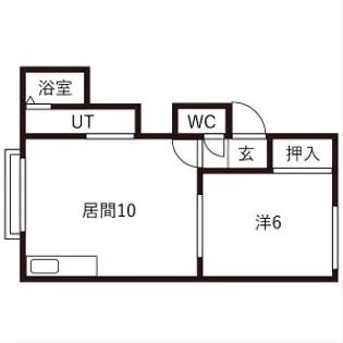 シティコート89【201号室】の間取り