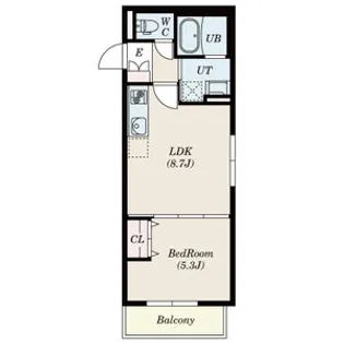 ミア・カーサ南郷【3階】の間取り