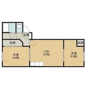 リバ・ストーリーE棟【00402号室】の間取り