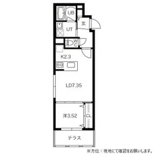 LA.GARBO 本郷(ラ.ガルボ本郷)【1階】の間取り