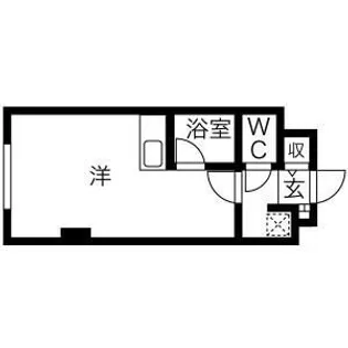 ファーロックコートH43【H403号室】の間取り
