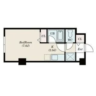 ファーロックコートH43【H405号室】の間取り