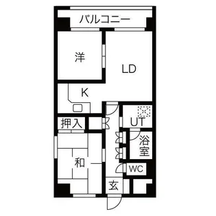 ライオンズマンション中島公園通り【705号室】の間取り