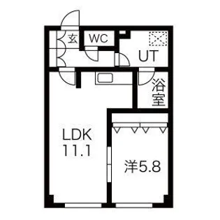 奥野マンション【3階】の間取り