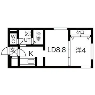 LICHTRARE東札幌(リヒトラーレ)【1階】の間取り