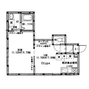 セ・ラヴィ35【105号室】の間取り