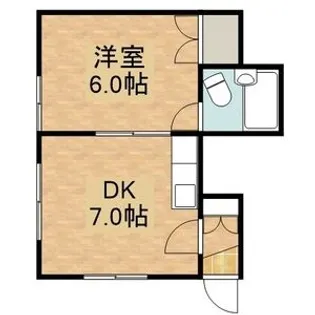 コーポセイユウ【1A号室】の間取り