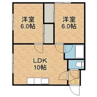 第二東園ハイツ【202号室】の間取り