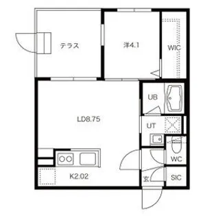 ANDRE CENAGE(アンドレ セナージュ)【1階】の間取り