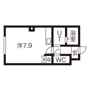 シュロス西岡【203号室】の間取り