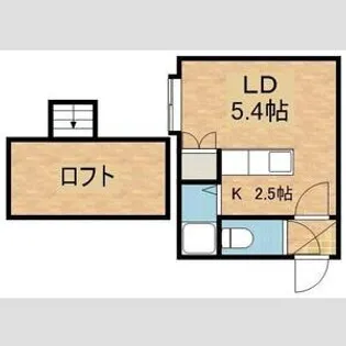 シャンドール札幌【201号室号室】の間取り