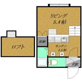シャンドール札幌【105号室】の間取り