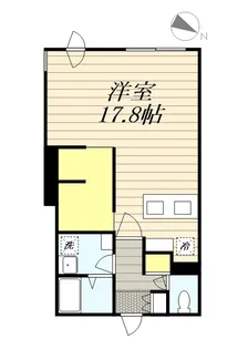 ピオネロ月寒【5階】の間取り