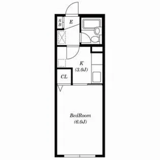 クオーレ豊平【202号室号室】の間取り